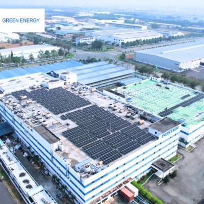 Cập nhật tiến độ dự án điện mặt trời áp mái gần 1MWp tại nhà máy FOSTER