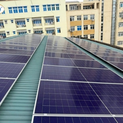 Nghiệm Thu Dự Án Điện Mặt Trời Áp Mái Bệnh Viện Bãi Cháy - Quảng Ninh