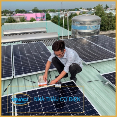 ​Quy trình Lắp đặt hệ thống điện mặt trời hộ gia đình