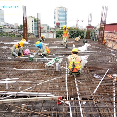 Thi công điện nước công trình nhà dân dụng