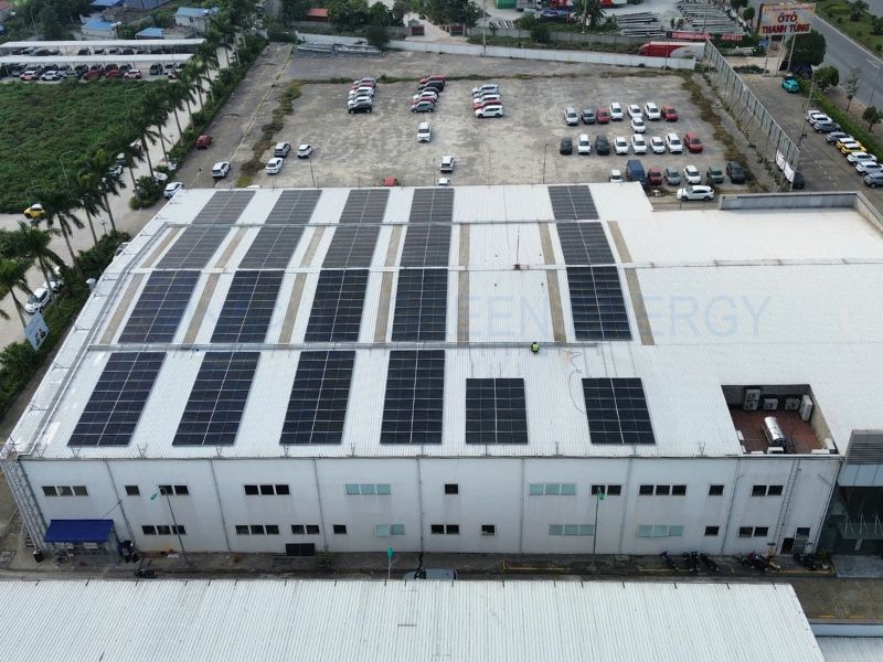 Lắp điện mặt trời áp mái nhà xưởng giảm đến 30 chi phí vận hành nhà máy