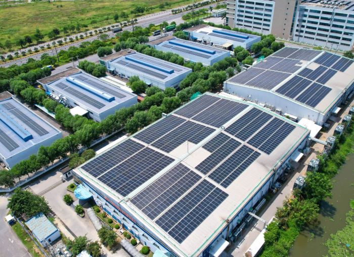 Xu hướng lắp điện mặt trời Ninh Thuận tại các nhà máy ngày càng gia tăng