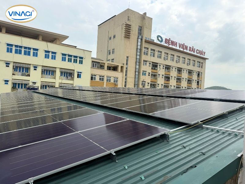 Lợi ích từ hệ thống điện mặt trời mang lại cho Bệnh viện Bãi Cháy