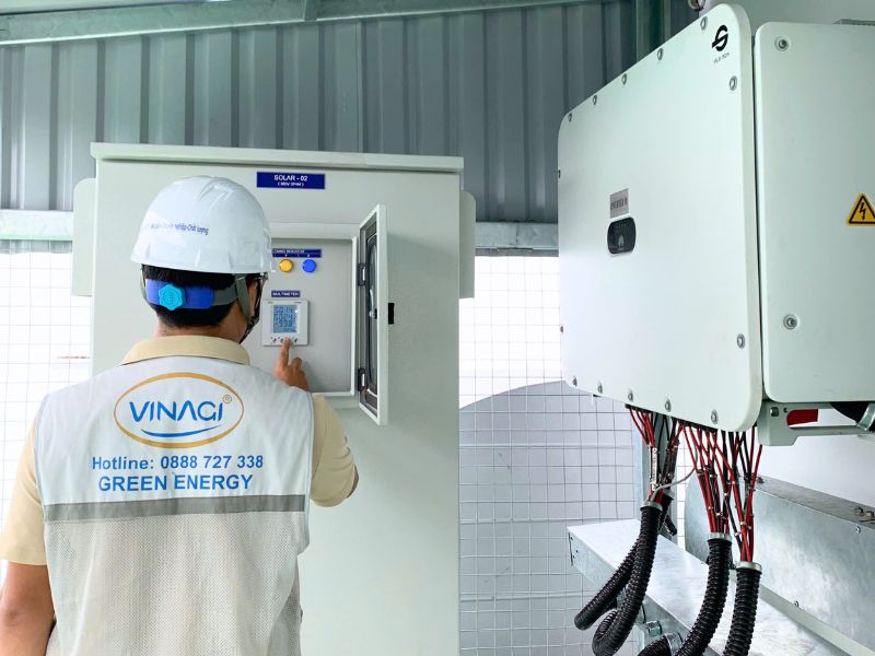 Cấu hình chi tiết của hệ thống điện mặt trời áp mái 999.6kWp
